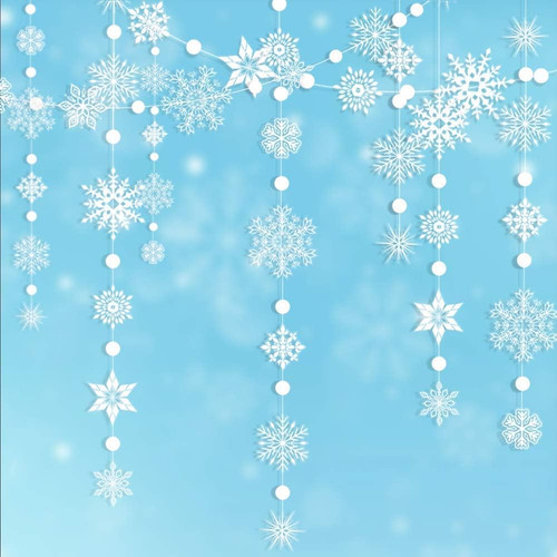 Decor365 snowflake garland - decor365,