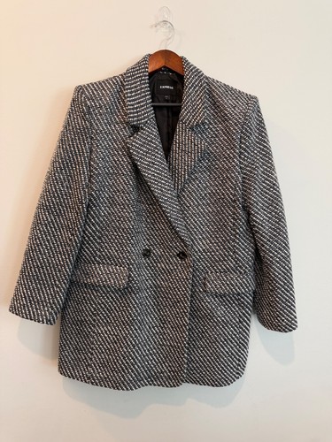 Express black white - black, coat