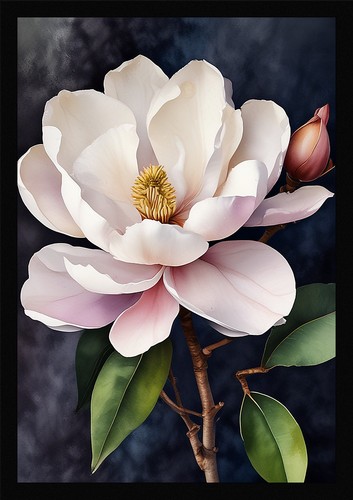 Magnolia wall art exquisite - magnolia,