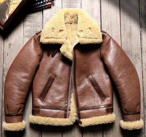 Ww2 100 sheepskin mens raf - b3,