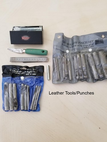 Leather tools lot - tools,