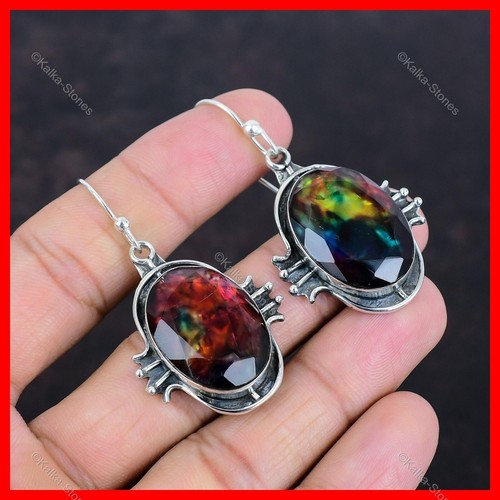 Ammolite stone birthday dangle - birthday,