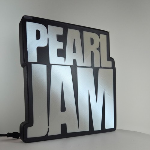 Pearl jam lightbox led - 3d,