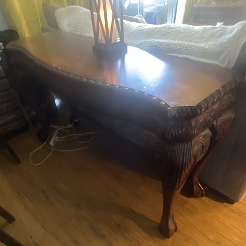 Traditional carved wood - wood, table