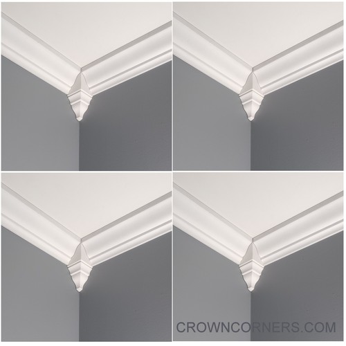 Crown molding blocks - 4, blocks.