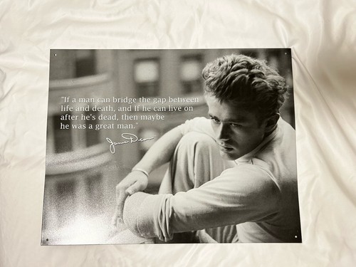 James dean tin sign - james,