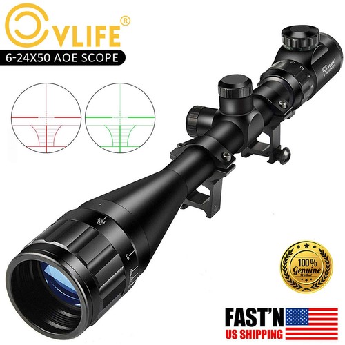 24x50aoe optical rifle scope - 6-24x50aoe,