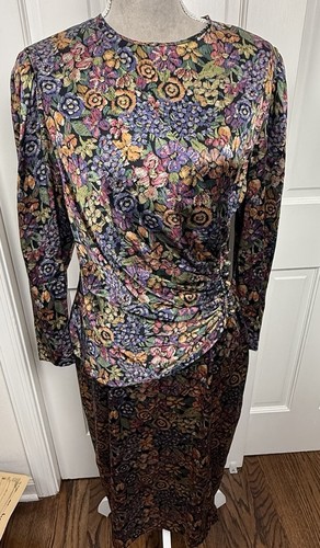 Vintage silk vibrant - vibrant, floral