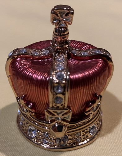 Vintage faberge egg crown - vintage,