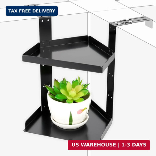 Office cubicle shelf double - office,