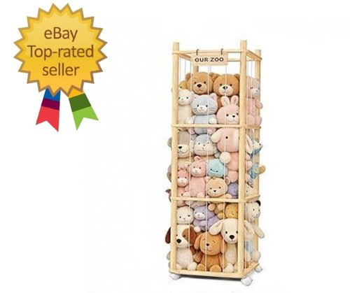 Stuffed animal storage - animal, wood