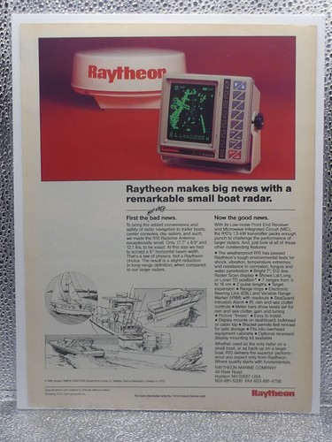 Vintage raytheon r10 boat - raytheon,