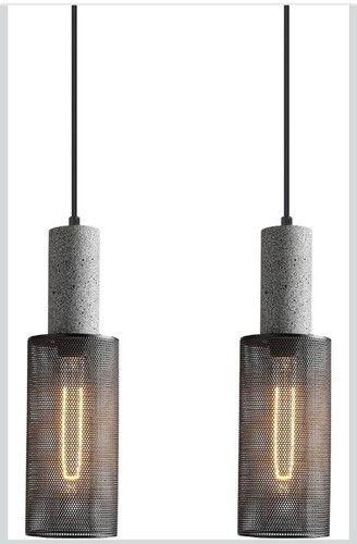 Pack black pendant light - 2-pack,
