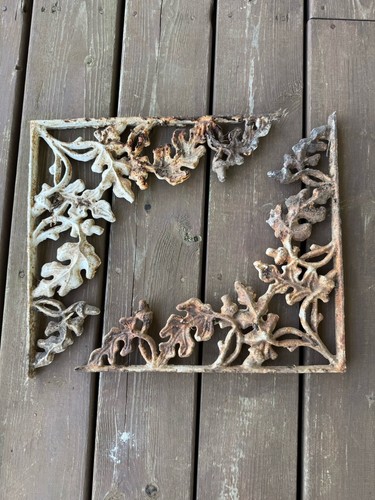 Vtg cast iron bracket - cast,