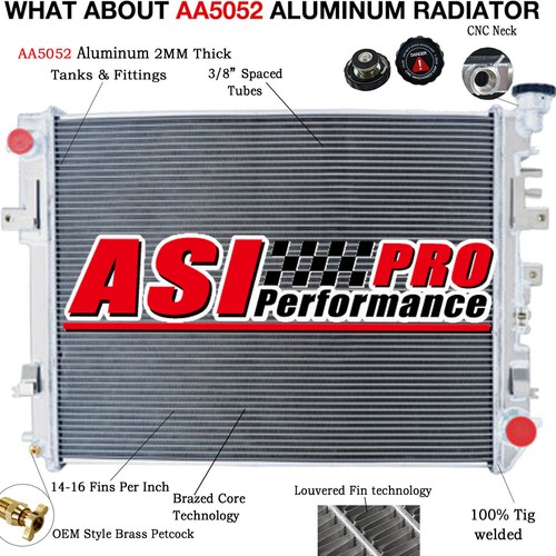 Aluminum radiator fit - aluminum,