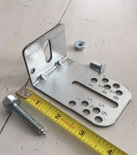 Garage door jamb track - jamb, bracket