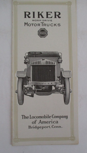 1918 riker worm drive motor - 1918,