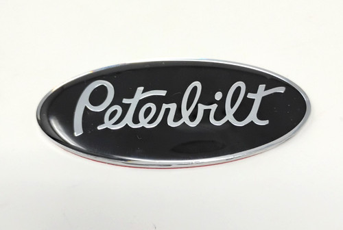 Peterbilt truck emblem chrome