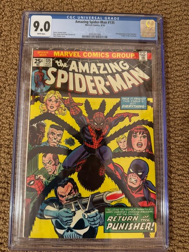 Amazing spider man 135 cgc - amazing, spider-man
