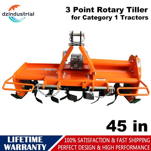 Tractor pto rotary tiller - 45",