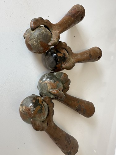 Cast iron claw - claw, glass