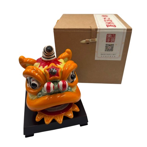 Foshan shiwan ceramic lion - foshan,