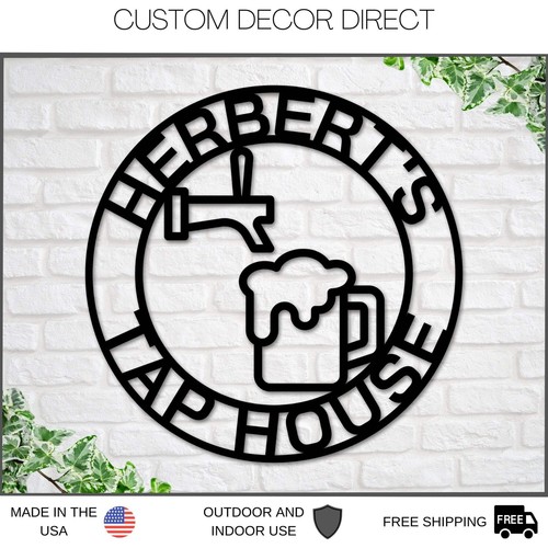 Personalized beer tap - personalized, sign