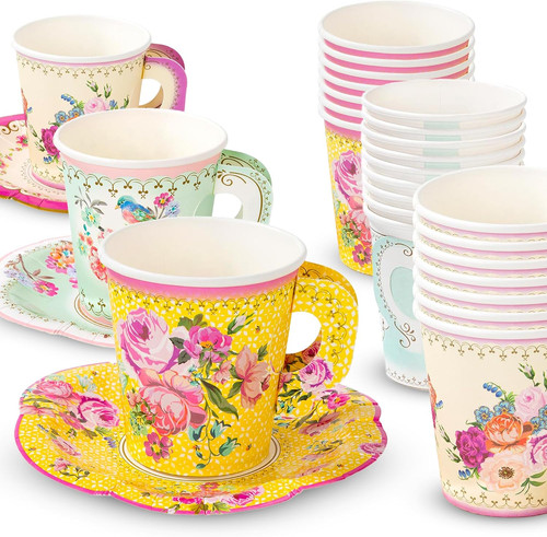 Vintage paper floral - x,