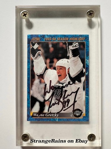 Autographed wayne gretzky - wayne,