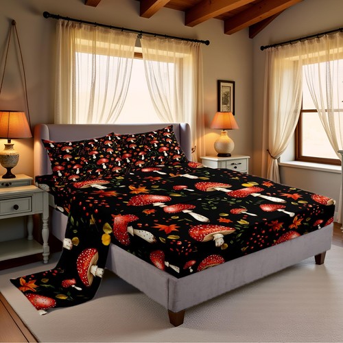 Red bedsheets queen size - bedsheets,