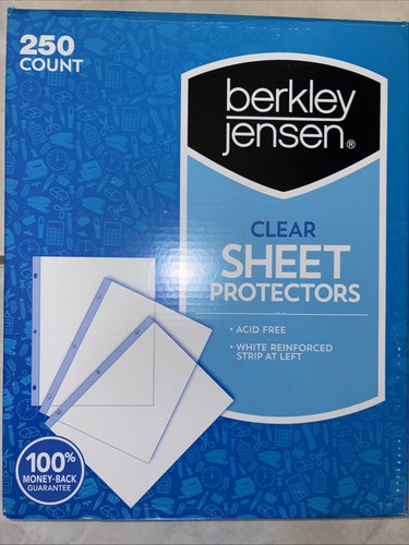 Clear sheet protectors 250 - clear, 2-250