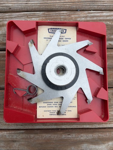 Craftsman adjustable dado - craftsman, 7"
