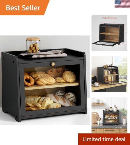 Bread box for kitchen - box,
