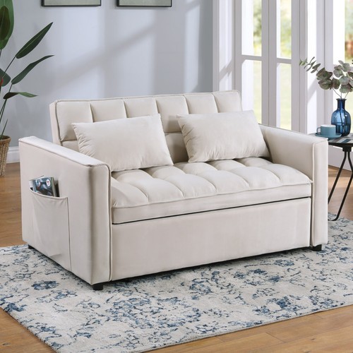 Sleeper sofa bed - 3, tufted