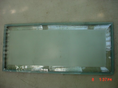 Lot frosted door window - of, 3