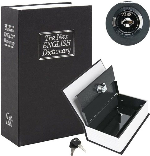 Safe lock box - lock, book