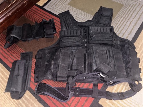 Blackhawk black tactical vest - tactical,