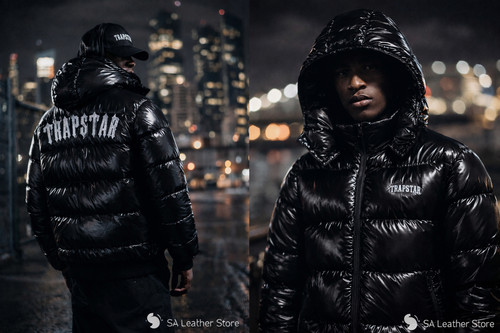 Men gloss black puffer - gloss,