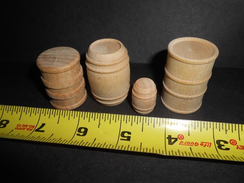 300 pcs miniature wood - pcs.,