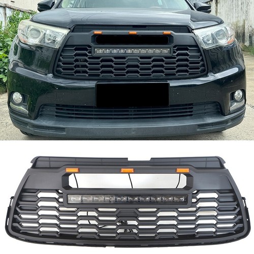 Black front grille fits - front,