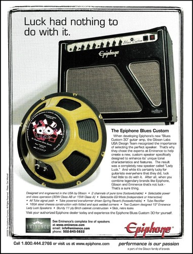 Epiphone blues custom amp - 30,