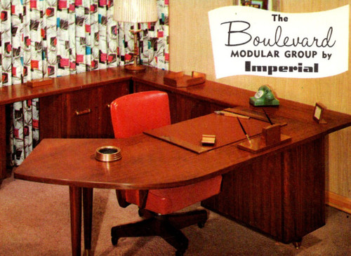 Vtg postcard boulevard - vtg,