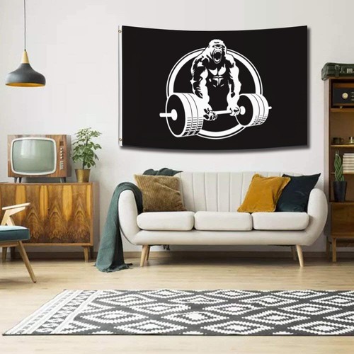Fitness banner flag - fitness,