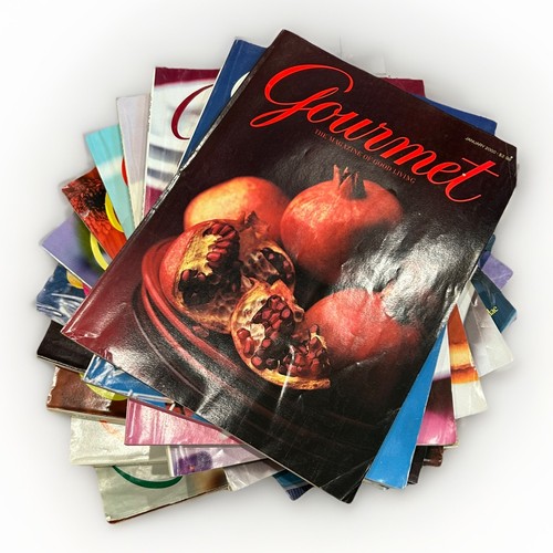 Gourmet magazine lot - gourmet, 12