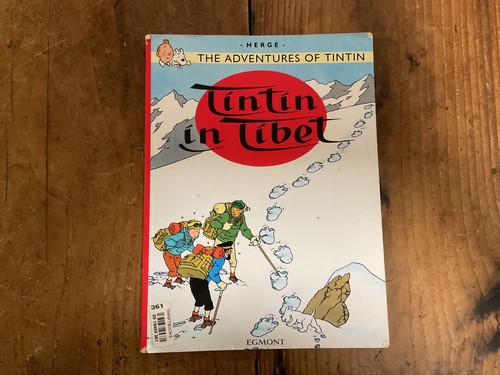 Tintin tibet book - tintin,