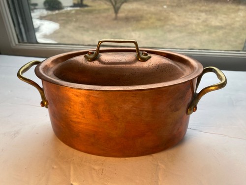 Vintage french copper tin - french,