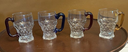 Vintage glass mugs - vintage,