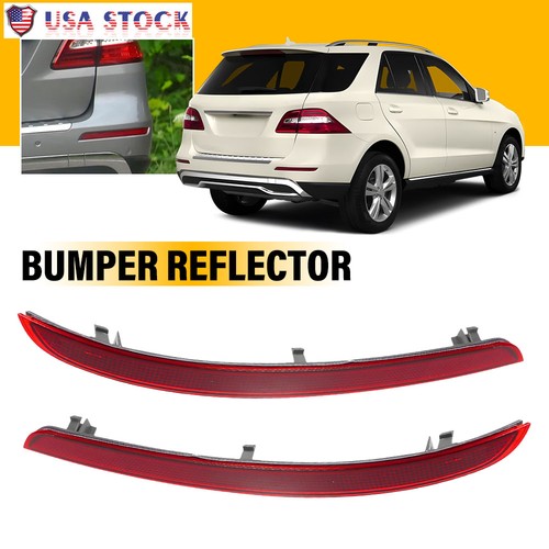 Rear bumper reflector - red, lens