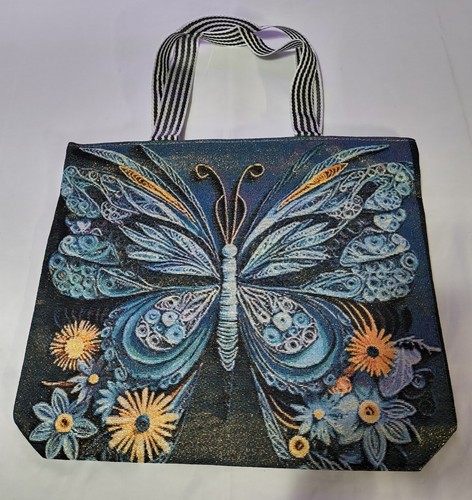 Zippered canvas tote - zippered, bag