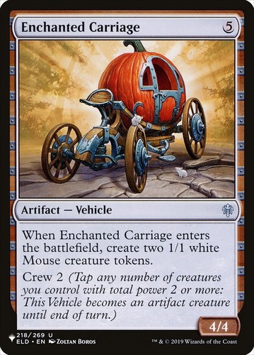 Enchanted carriage the list - enchanted,